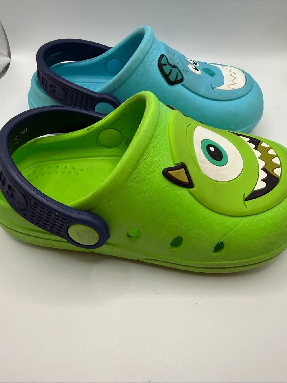 Monsters inc- Mike and Sully clog style shoes